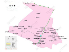金昌旅游地图